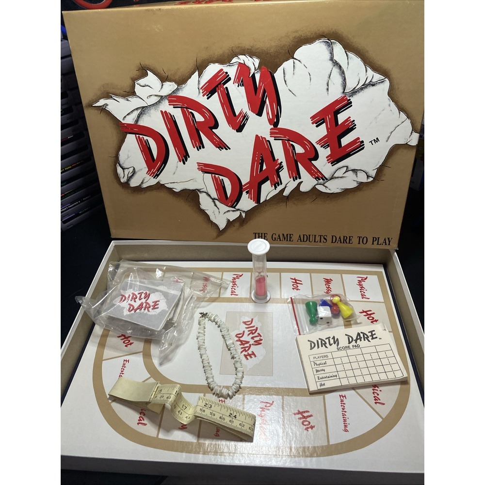 Vintage 1989 BARON/SCOTT Board Game DIRTY DARE Adult Mature RISQUE Theme Humor - Picture 2 of 6